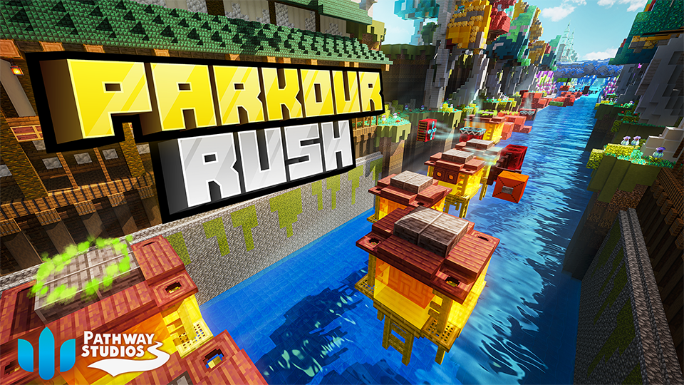 Rush to the end through the course of epic parkour obstacles!